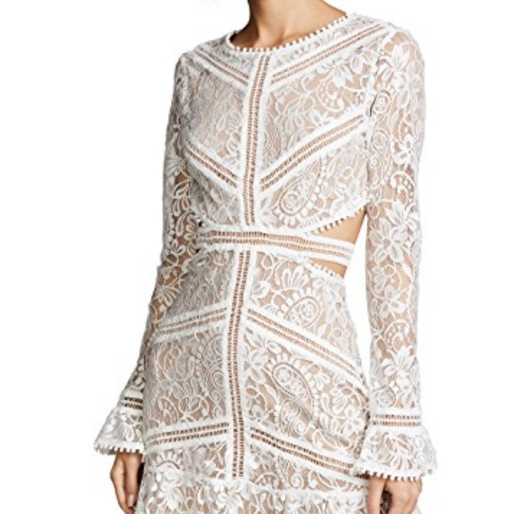 For Love and Lemons Emerie Cutout Dress